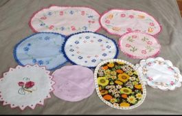 Lot de 12 napperons/Set mit 12 Tischsets